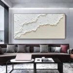 3D Texture Seawaves Thick Oil Painting - Image 4