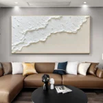 3D Texture Seawaves Thick Oil Painting - Image 3