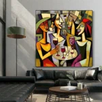 Handpaint Picasso Painting - Image 6