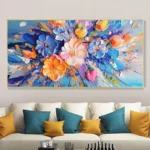 3D Colorful Knife Flower Painting