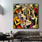 Handpaint Picasso Painting - Image 5
