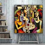 Handpaint Picasso Painting