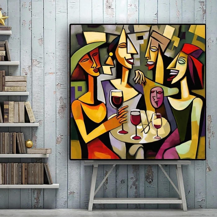 Handpaint Picasso Painting - Image 1