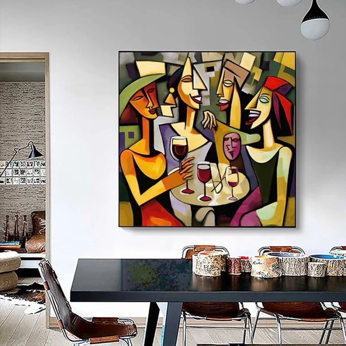 Handpaint Picasso Painting - Image 2