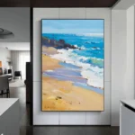 Texture Seascape Oil Painting