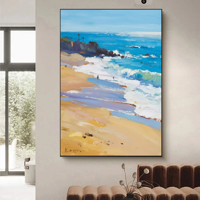 Abstract oil painting for wall decoration