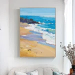 Texture Seascape Oil Painting - Image 2