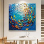 3D Colorful Fish Painting - Image 6