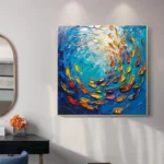 3D Colorful Fish Painting - Image 4