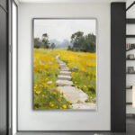 Original Texture Landscape Painting - Image 2