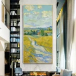 Van Gogh Texture Landscape Painting