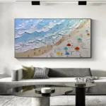 3D Thick Oil Seascape Painting - Image 4
