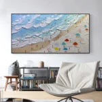 3D Thick Oil Seascape Painting - Image 3