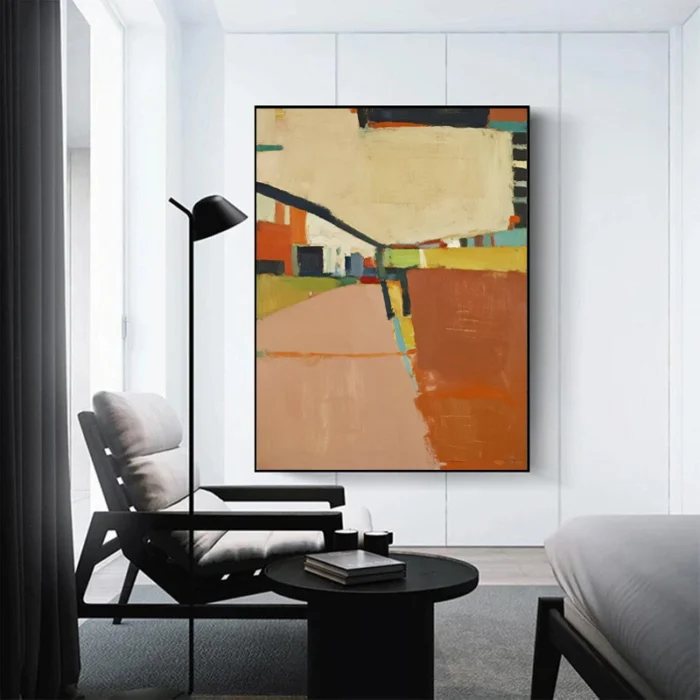 Texture Modern Abstract Painting - Image 1