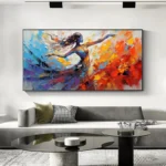3D Beautiful Woman Painting