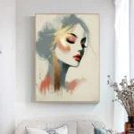 Woman With Gold Earrings