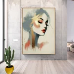 Woman With Gold Earrings - Image 2
