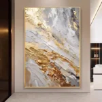 3D Abstract Gold Painting - Image 4