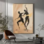 Elegant Couple Dancing Painting