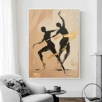 Elegant Couple Dancing Painting - Image 2