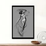 Handpaint Dancing Woman Painting - Image 3