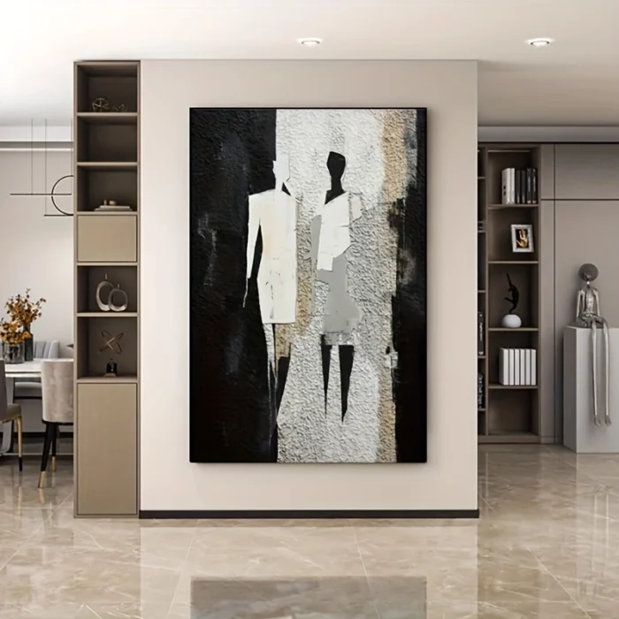 Beige Minimalist Wall Art - Image 1
