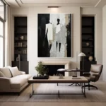Beige Minimalist Wall Art - Image 3