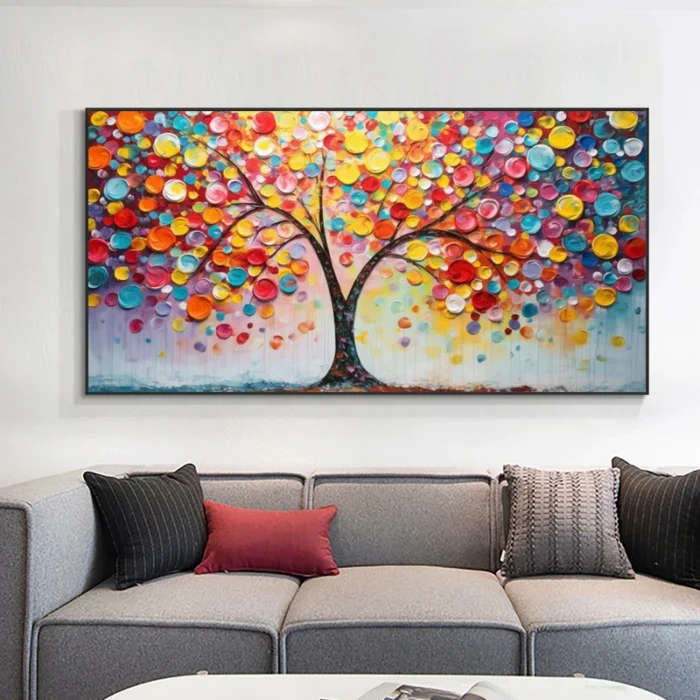 3D Colorful Tree Painting - Image 5