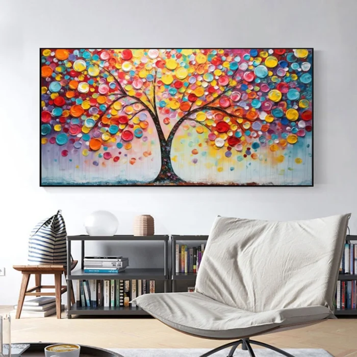 3D Colorful Tree Painting - Image 4