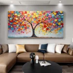 3D Colorful Tree Painting - Image 2