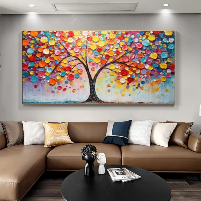 3D Colorful Tree Painting - Image 2