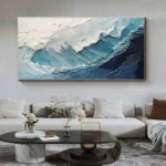 3D Blue Seawave Painting - Image 5
