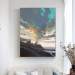 3D Texture Art Hanging Painting Sky - Image 4