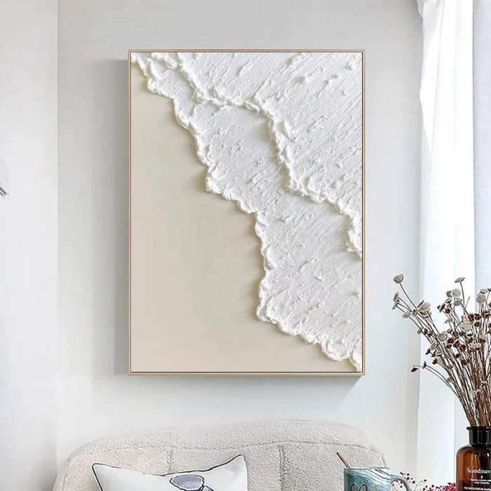 Sea Wave Thick Oil Painting - Image 5
