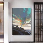 3D Texture Art Hanging Painting Sky - Image 3