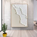 Sea Wave Thick Oil Painting - Image 4