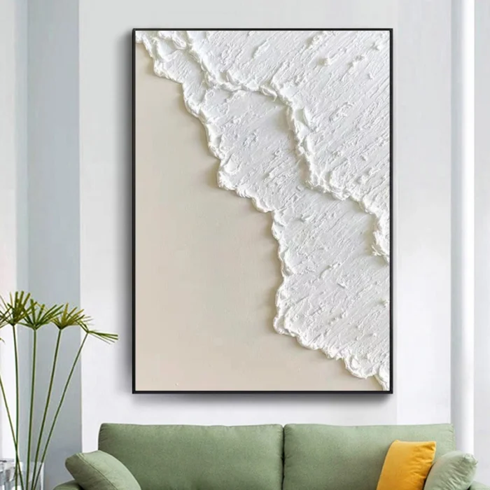 Sea Wave Thick Oil Painting - Image 3