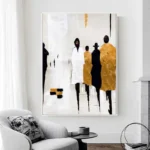 Wall Painting People Nordic Art Picture - Image 2