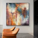 Handmade Texture Abstract Painting - Image 2