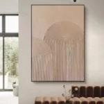 Brown Texture Thick Oil Painting