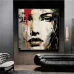 Abstract Woman Portrait Face Painting - Image 2