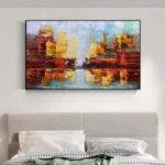 3D Texture City Building Painting - Image 2