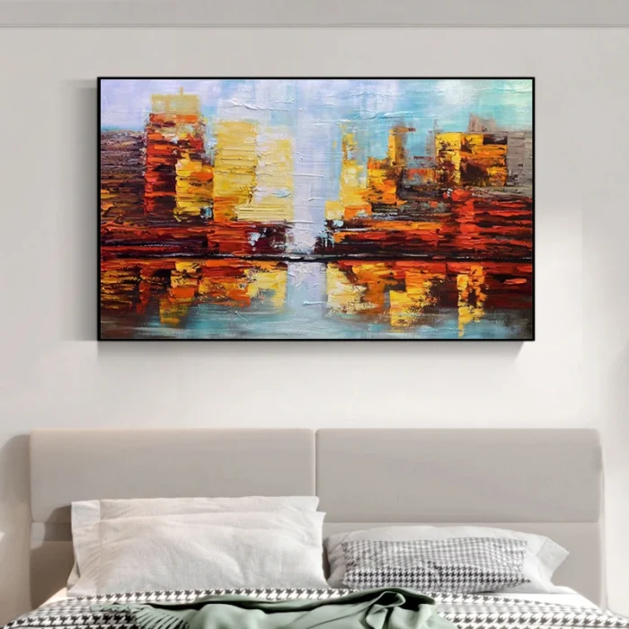 3D Texture City Building Painting - Image 2