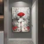 Woman Walking In The Rain - Image 5