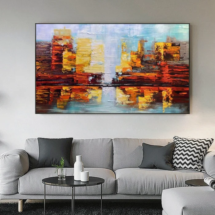3D Texture City Building Painting - Image 4