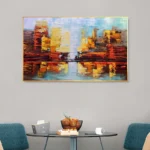 3D Texture City Building Painting - Image 3