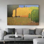 Abstract Landscape Painting Home Decor