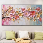 3D Flower Painting Thick Oil - Image 5