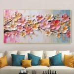 3D Flower Painting Thick Oil - Image 3