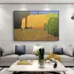 Abstract Landscape Painting Home Decor - Image 2